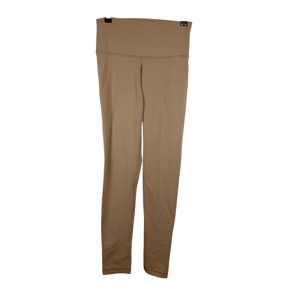 Tna Aritzia Women Tan High Waisted Full Length Athletic Leggings Size S